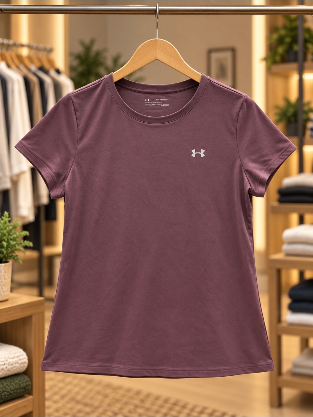 Under Armour Women's Plum Short Sleeve Tech Tee